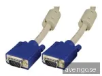 DELTACO - VGA-kabel - HD-15 (VGA) (hane) till HD-15 (VGA) (hane)