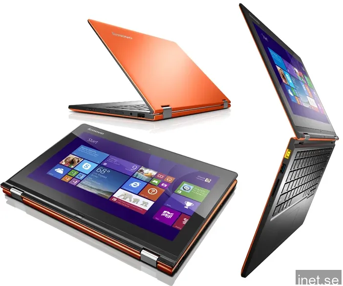 Lenovo Yoga 2 11 - Bay Trail, 4GB, 500GB, 360° vikbar design, Orange