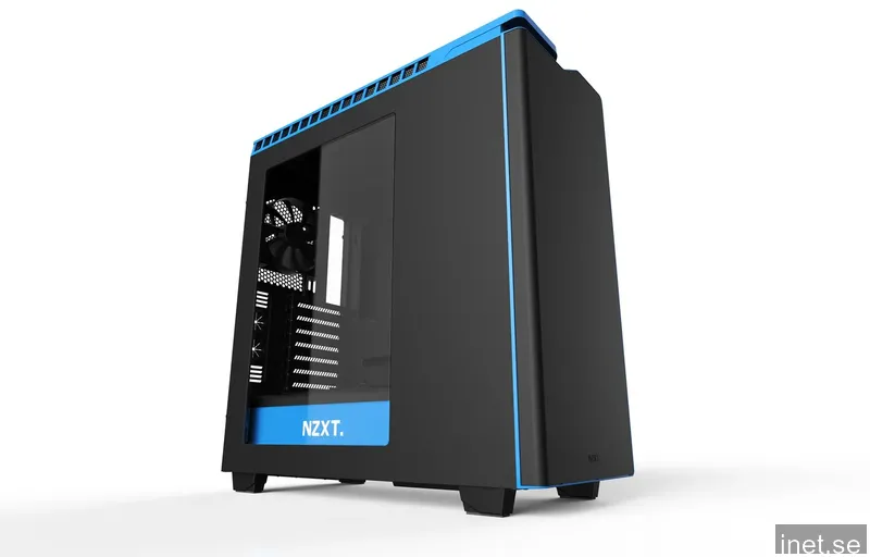 NZXT H440W Silent Ultra Svart/Blå