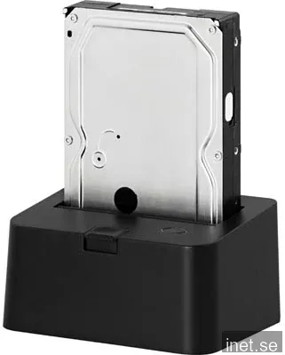 HD docka för 1x2.5"/3.5" SATA till USB 2.0/eSATA