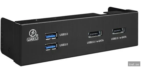Lian Li mediapanel USB 3.0 Svart