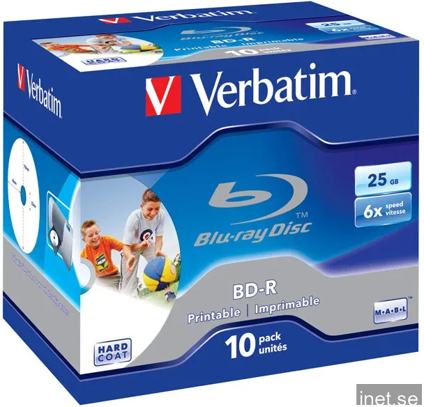 Verbatim BD-R 6x 25GB Printable 10-p Single Layer