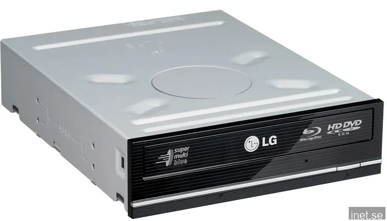 Blu-Ray/HDDVD LG GGW-H20*Svart, SATA, Bulk