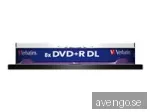 DVD+R media Verbatim Double Layer 8.5 GB 8X, 10-pack spindel