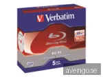 Verbatim BD-RE 2x 25GB/135min 5p Jewel Case