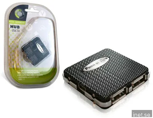 Point-Of-View USB 2.0 4 port Hub