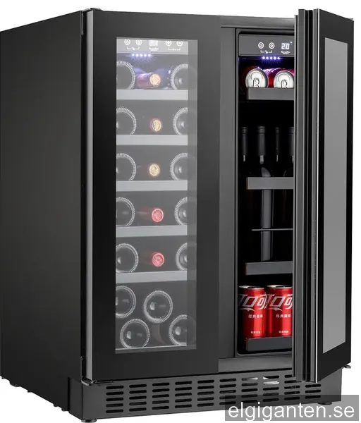 Temptech Serie Sommelier Vinkyl SOM2DX60DRB (integrerad)