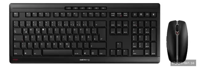 Cherry Stream Desktop, nordiskt - Svart