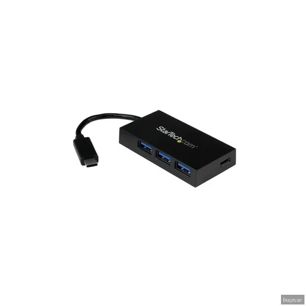 StarTech 4‑Port USB‑C 10 Gb/s Hub med strömknapp