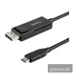 StarTech.com 2 M USB-C till DisplayPort 1.2-kabel - dubbelriktad