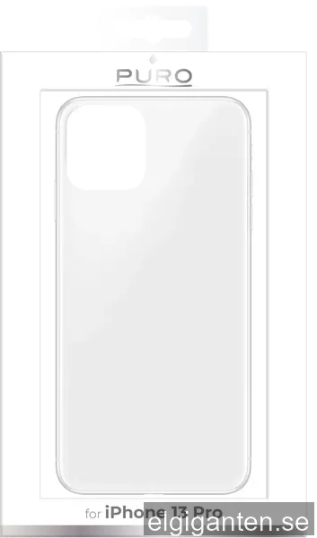 Puro 0.3 Nude iPhone 13 Pro fodral (transparent)