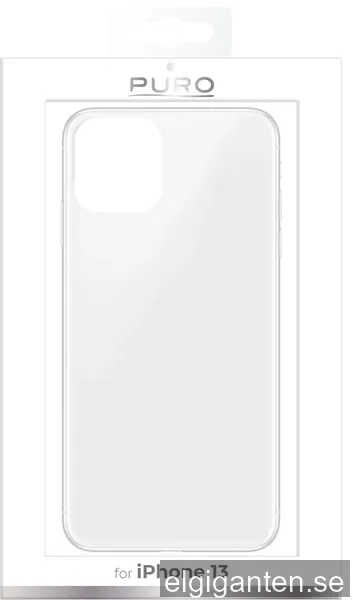 Puro 0.3 Nude iPhone 13 fodral (transparent)