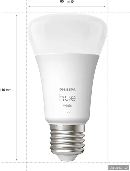 Philips Hue White A60 E27 1100 Lumen - 1-Pack
