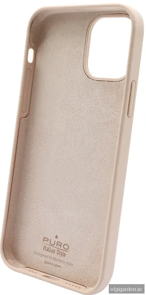 Puro Icon silikonfodral för iPhone 13 (röd)