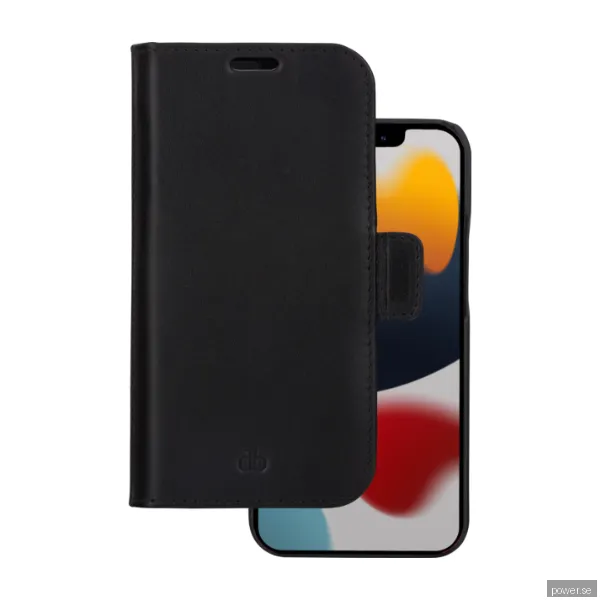 Dbramante1928 Lynge plånboksfodral för iPhone 13 Mini (svart)