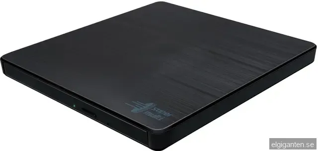 Hitachi - LG GP60NB60 Slim Portable DVD-Writer - DVD-RW (Brännare) - USB 2.0 - Svart