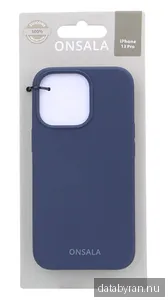 ONSALA Mobilskal Silikon Cobalt Blue iPhone 13 Pro