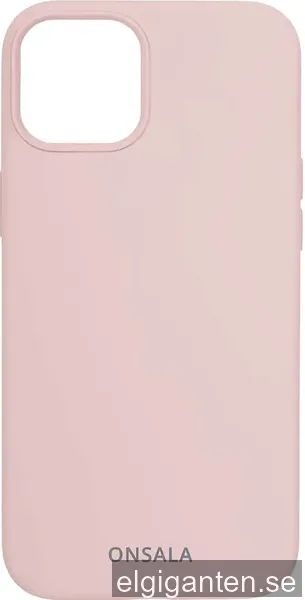ONSALA Mobile Cover Silicone Sand Pink iPhone 13