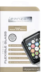 Panzer Apple Watch 4/5 40mm skärmskydd i flexibelt glas