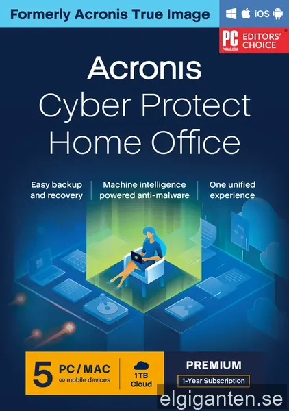 Acronis Cyber Protect Home Office Premium 5 Computers + 1TB Cloud