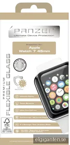 Panzer Apple Watch 7 45mm skärmskydd med flexibelt glas