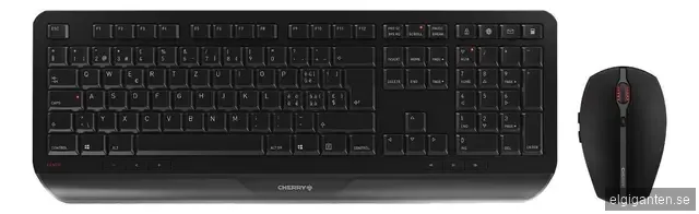 Cherry Gentix Desktop, trådlöst tangentbord och mus kombo, nordiskt