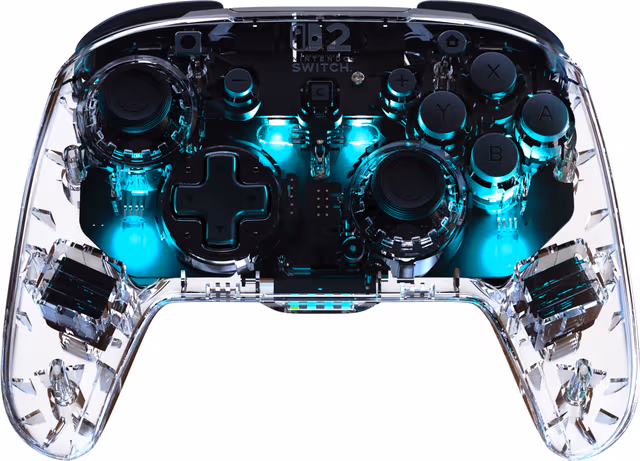 Turtle Beach Afterglow - Clear - Wireless Controller - Nintendo Switch
