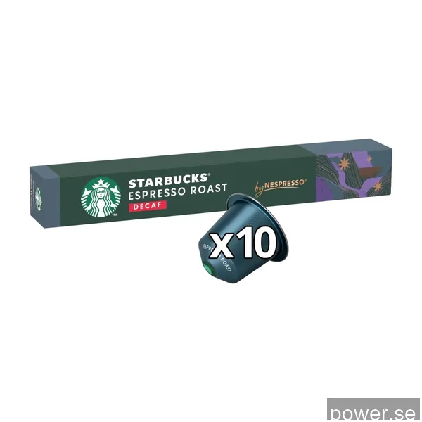 Starbucks Decaf espresso Roast kaffekapslar By nespresso