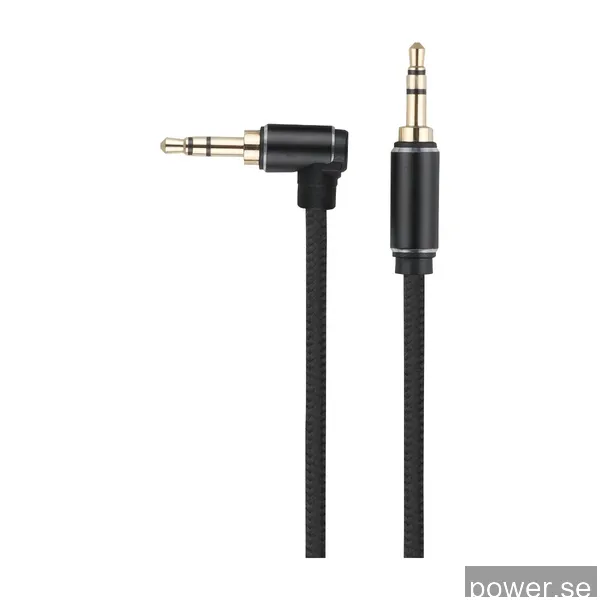 Dacota Platinum Mini jack-kabel hane-hane Angle 3M, svart