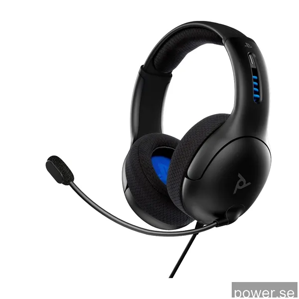 PDP LVL50 Wired Stereo headset för PS4/PS5, svart