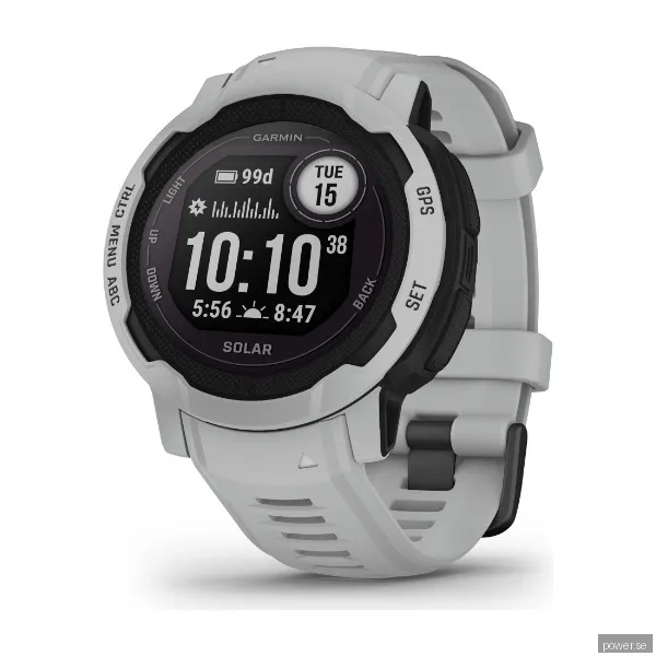 Garmin Instinct 2 Solar sportklocka, ljusgrå