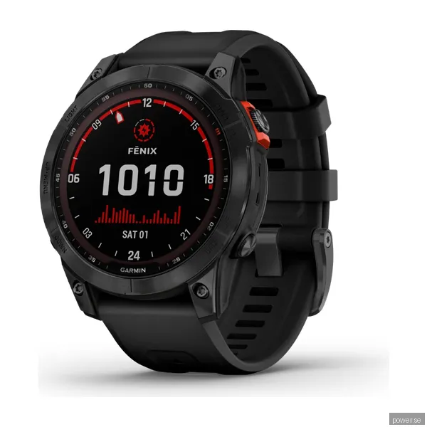 Garmin Fenix 7 Solar sportklocka, svart 47 mm