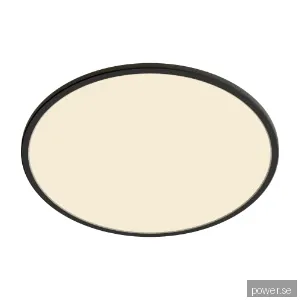 Philips Superslim CL550 Ceiling lamp Ø430 mm LED 22W 2700K SceneSwitch IP20, Black