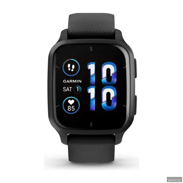 Garmin Venu Sq 2 music smartwatch, svart