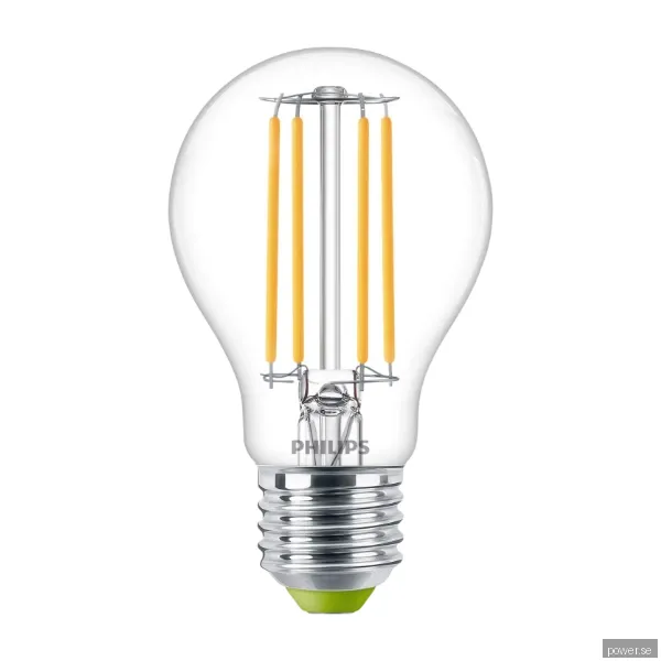 Philips LED-lampa E27 2,3W 3000K, klart glas
