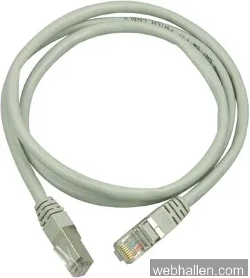 Deltaco FTP Cat6 Nätverkskabel / 2m - Grå
