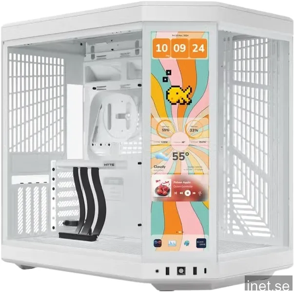 HYTE Y70 Touch Infinite - Snow White - Chassi - Miditower - Vit