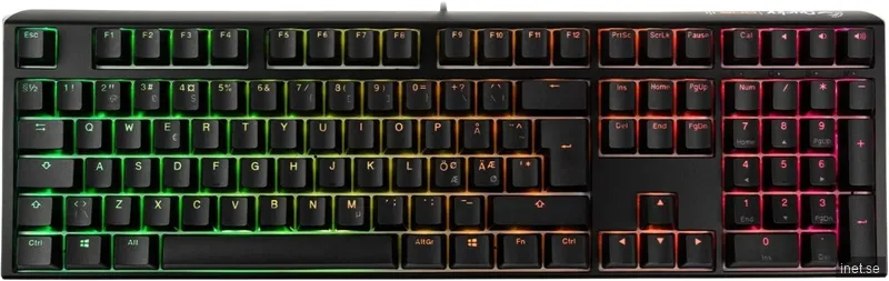 Ducky ONE 3 Classic RGB Tangentbord [Baby Kangaroo] - Svart/Vit