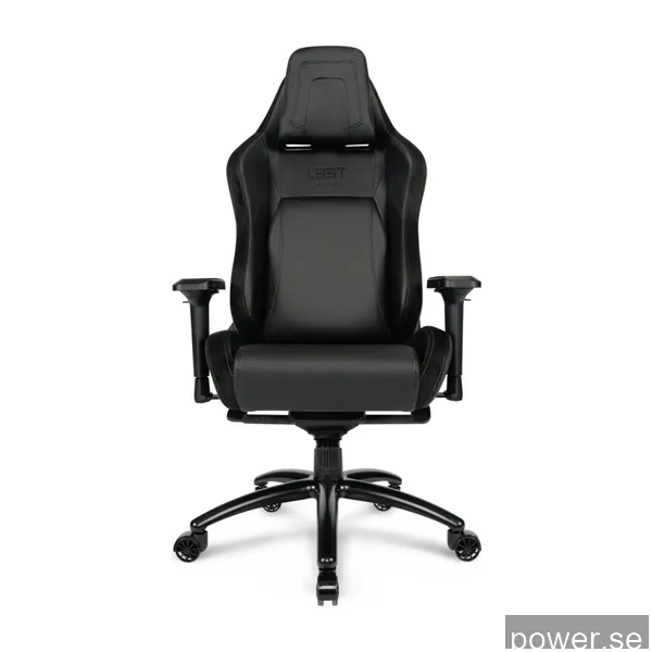 L33T E-Sport Pro comfort gamingstol, svart