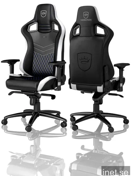 Noblechairs EPIC Svart/Vit/Blå Limited Edition