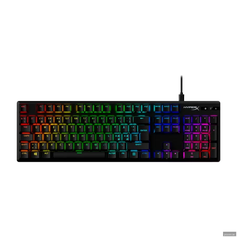 HyperX Alloy Origins PBT mekaniskt tangentbord, HyperX red