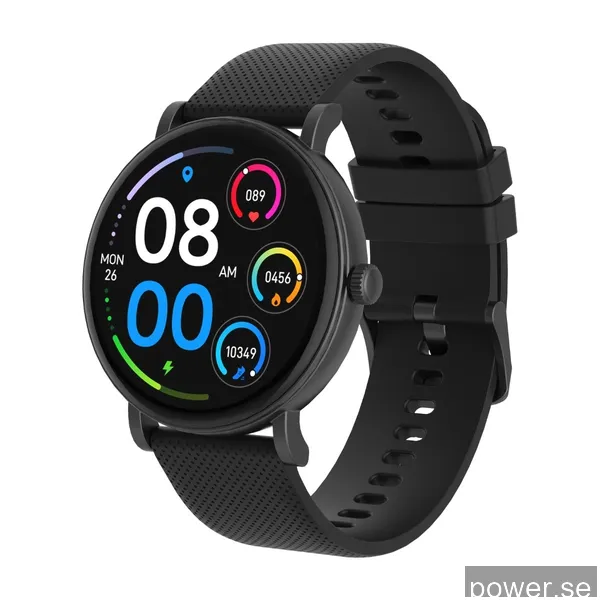 Triacle Legacy One Fitness smartwatch, svart/svart