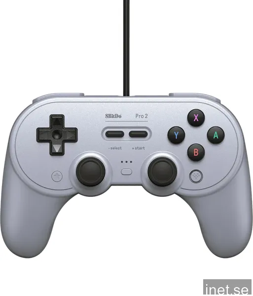 8Bitdo Pro 2 Trådad Spelkontroll PC/Switch - Gray Edition