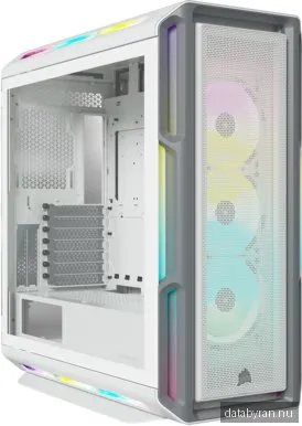 Corsair iCUE 5000T RGB - White - Chassi - Miditower - Vit