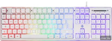 Deltaco Gaming WK75 RGB Tangentbord - Vit