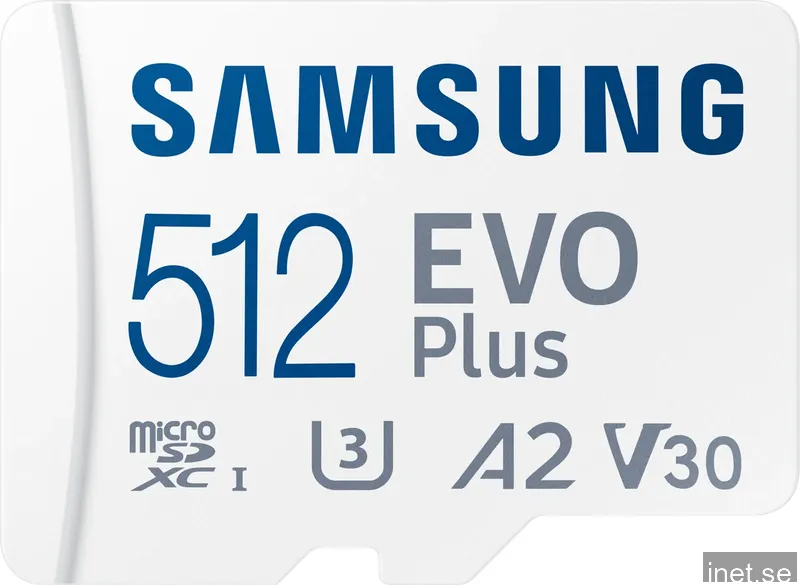 Samsung EVO Plus microSDXC 512GB & SD adapter - Minneskort