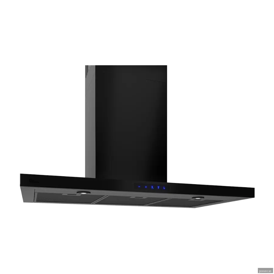 Thermex Harwich II CVV vägghängd köksfläkt, 90 cm svart