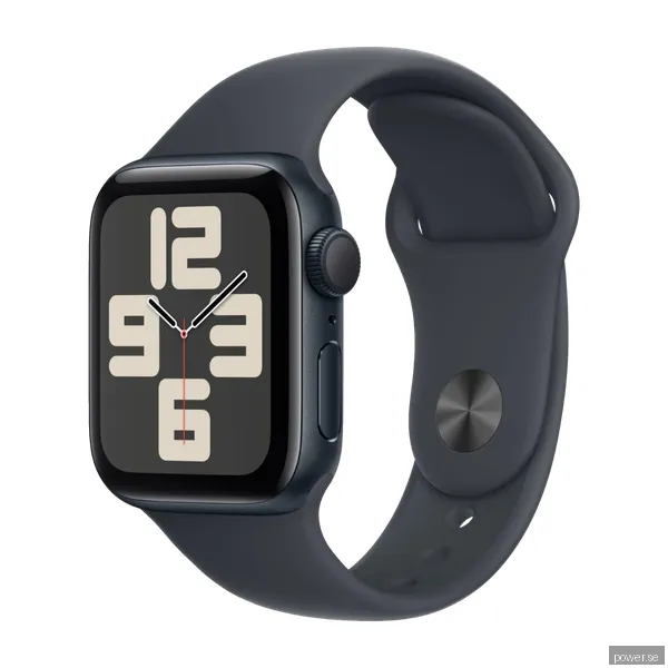 Apple Watch SE GPS 40 mm midnatt alum, midnatt sportband - S/M