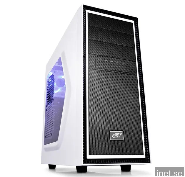Deepcool Tesseract Vit/Svart med Blå LED