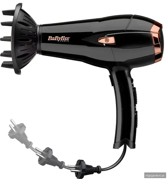 BaByliss Cordkeeper 2000 hårfön D373E